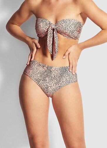Safari Spot Mid Rise Bikini Pants